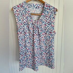 Talbots Floral Tank size Medium